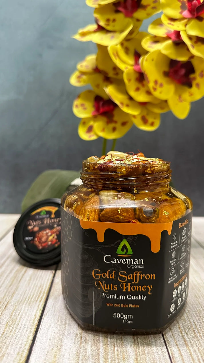 Nuts Honey | Natural Energy Booster | Supports Heart Health - Rich in Antioxidants